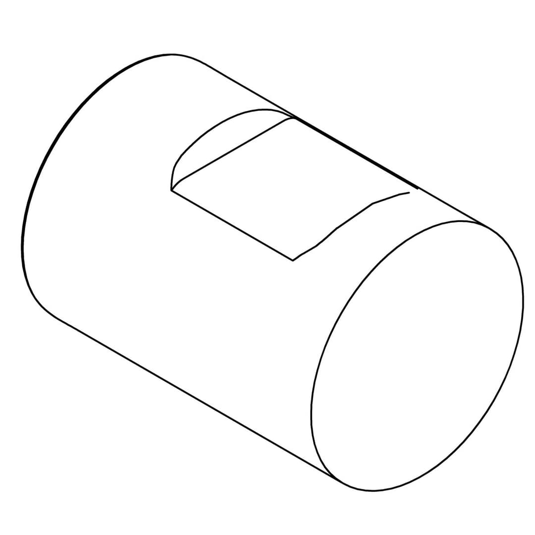 Kohler Genuine Parts KNOB - Vibrant Brushed Moderne Brass by Kohler Genuine Parts