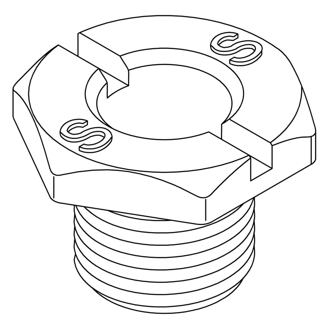 Kohler Genuine Parts NUT, Escutcheon, Drain by Kohler Genuine Parts