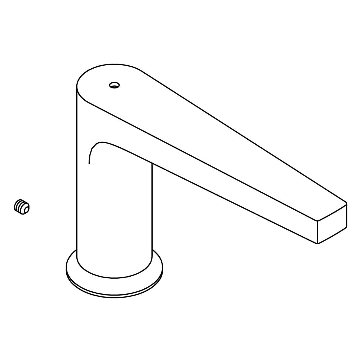 Kohler Genuine Parts Spout Assembly - Vibrant Brushed Nickel by Kohler Genuine Parts