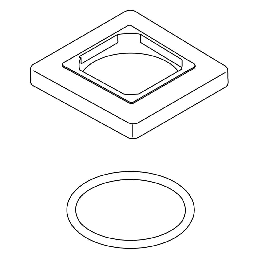 Kohler Genuine Parts Escutcheon KIT - Vibrant Brushed Nickel by Kohler Genuine Parts