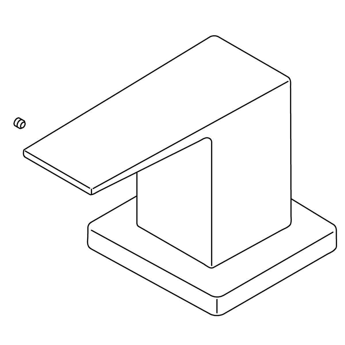 Kohler Genuine Parts Handle KIT - Matte Black by Kohler Genuine Parts