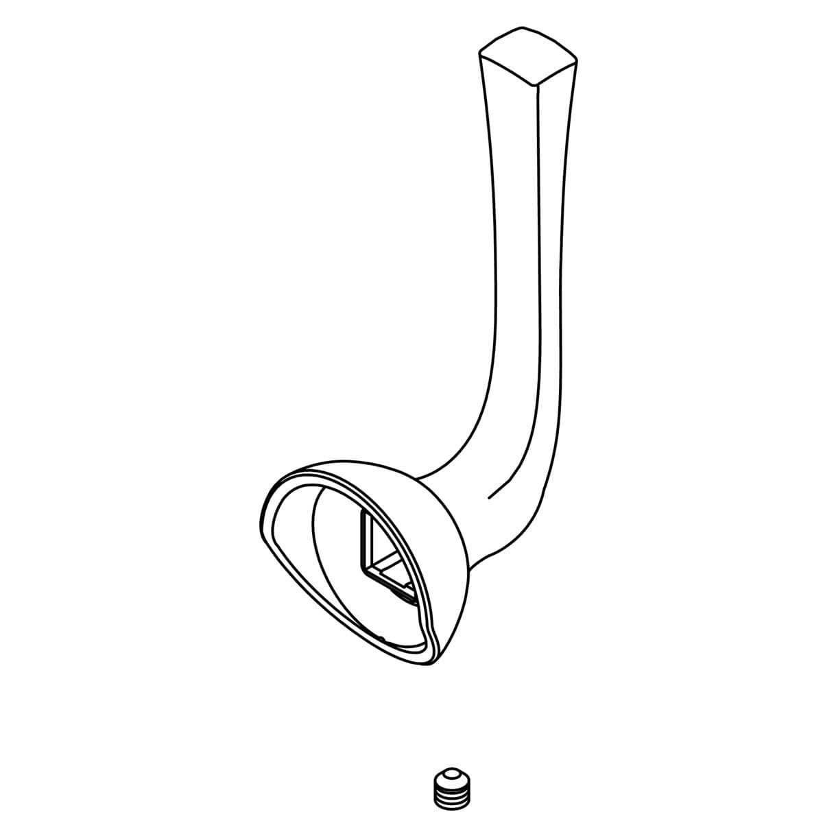 Kohler Genuine Parts Handle KIT - Vibrant Brushed Moderne Brass by Kohler Genuine Parts