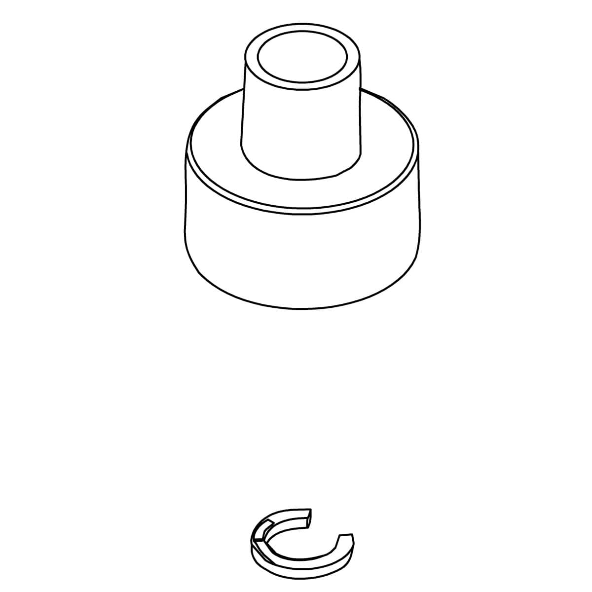 Kohler Genuine Parts Spray NUT KIT - Vibrant Brushed Bronze by Kohler Genuine Parts