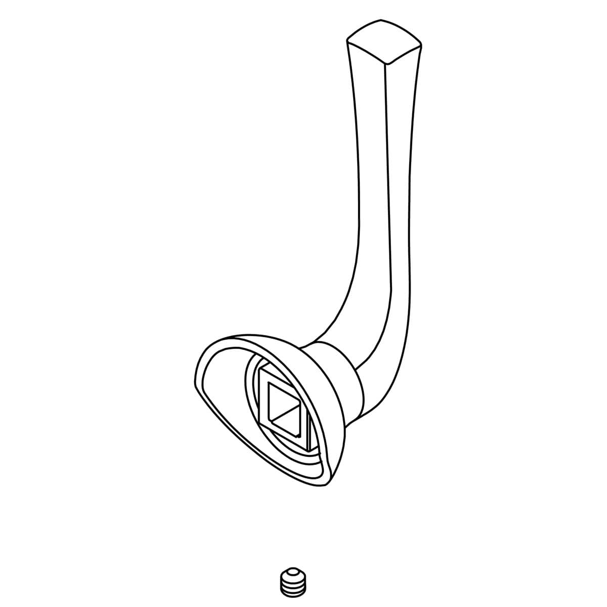 Kohler Genuine Parts Handle KIT - Vibrant Brushed Moderne Brass by Kohler Genuine Parts