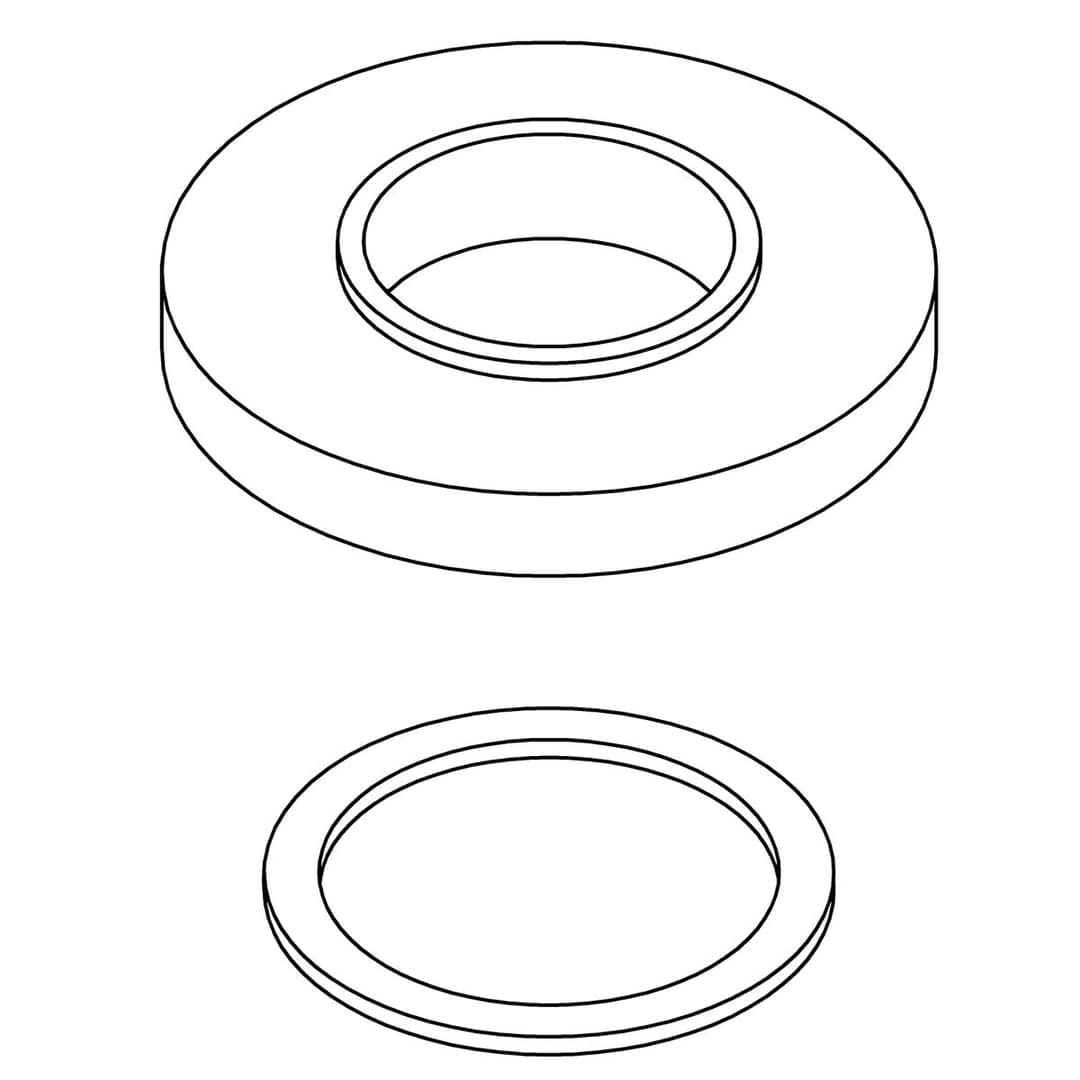Kohler Genuine Parts Escutcheon KIT - Vibrant Brushed Nickel by Kohler Genuine Parts