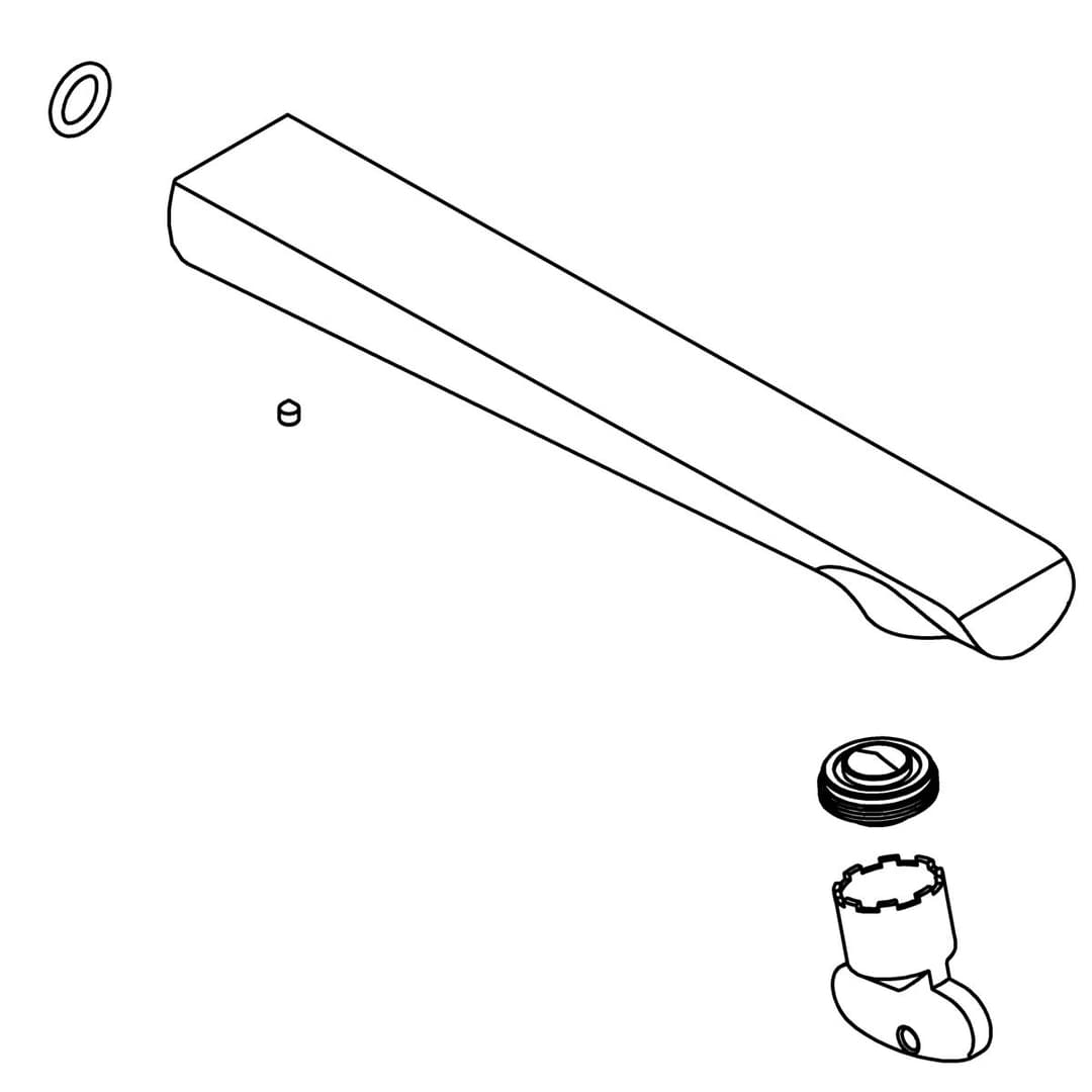 Kohler Genuine Parts Spout KIT - Matte Black by Kohler Genuine Parts