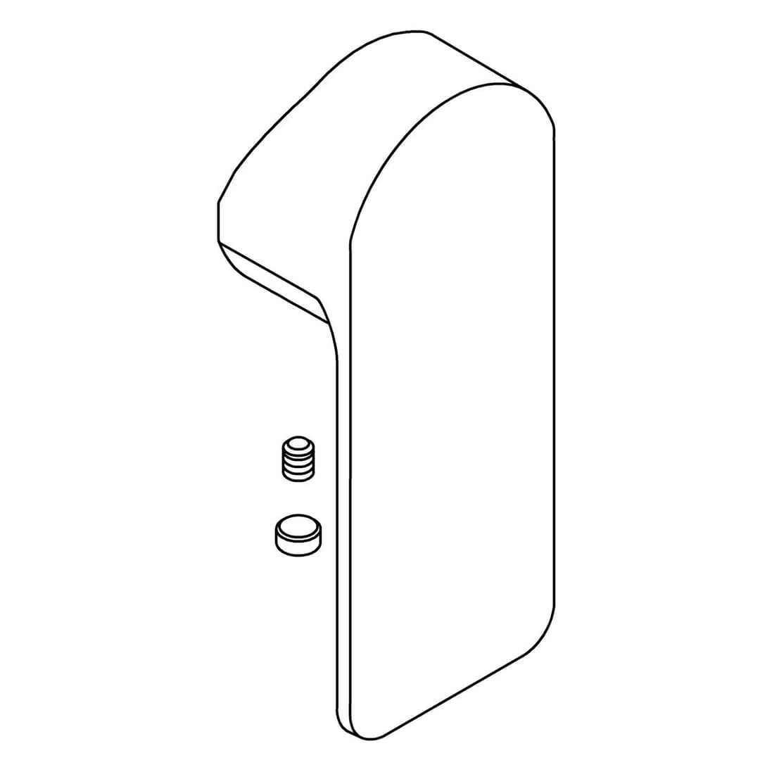 Kohler Genuine Parts Handle KIT - Vibrant Brushed Moderne Brass by Kohler Genuine Parts