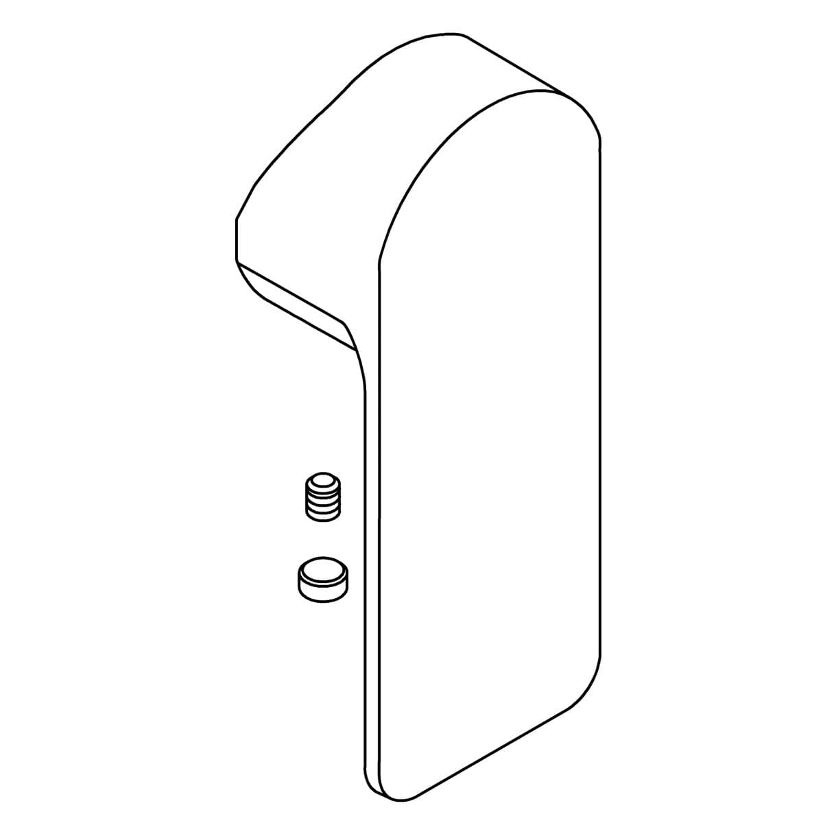 Kohler Genuine Parts Handle KIT - Matte Black by Kohler Genuine Parts
