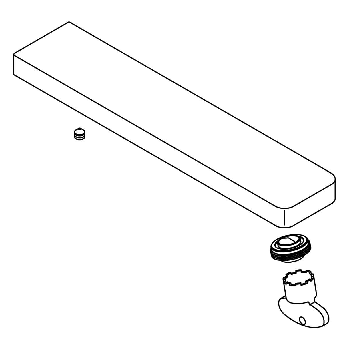 Kohler Genuine Parts Spout KIT - Matte Black by Kohler Genuine Parts