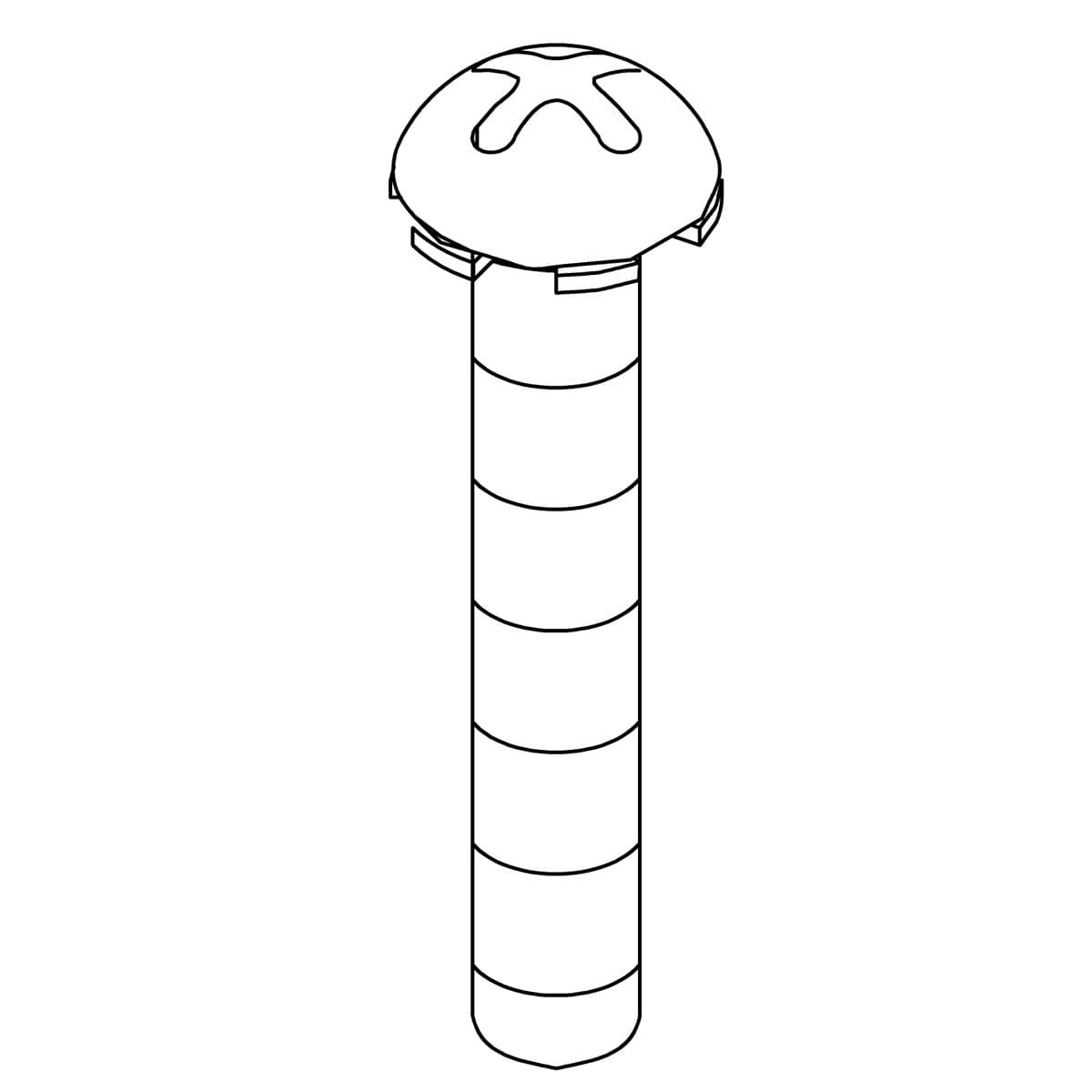 Kohler Genuine Parts Screw, 8-32 X 1.00 Sems, Round by Kohler Genuine Parts