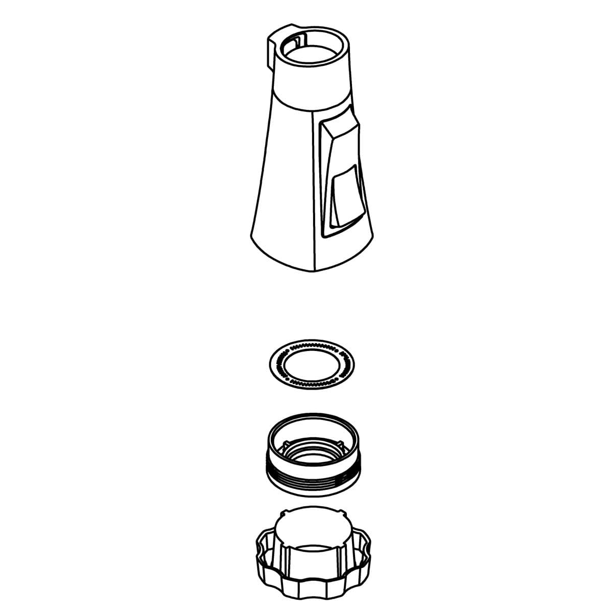Kohler Genuine Parts Spray HEAD KIT - Vibrant Brushed Moderne Brass by Kohler Genuine Parts