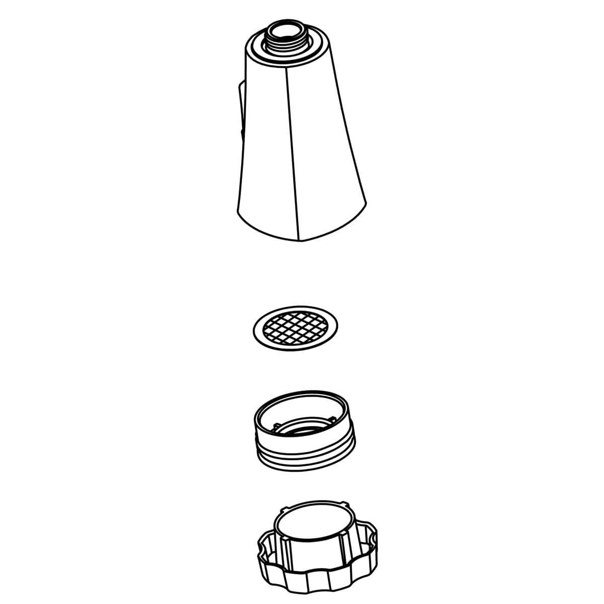 Kohler Genuine Parts Spray HEAD KIT - Vibrant Brushed Moderne Brass by Kohler Genuine Parts
