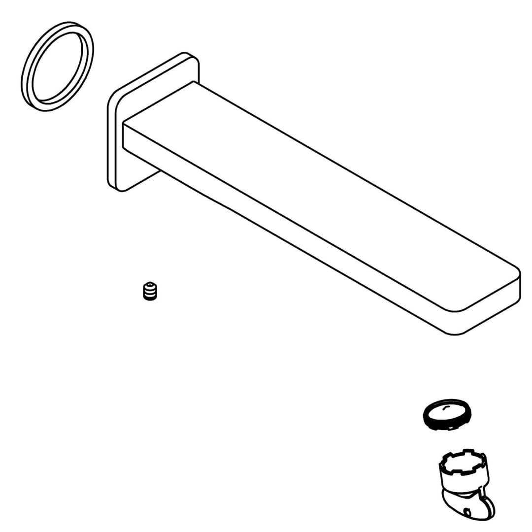 Kohler Genuine Parts Spout KIT - Polished Chrome by Kohler Genuine Parts