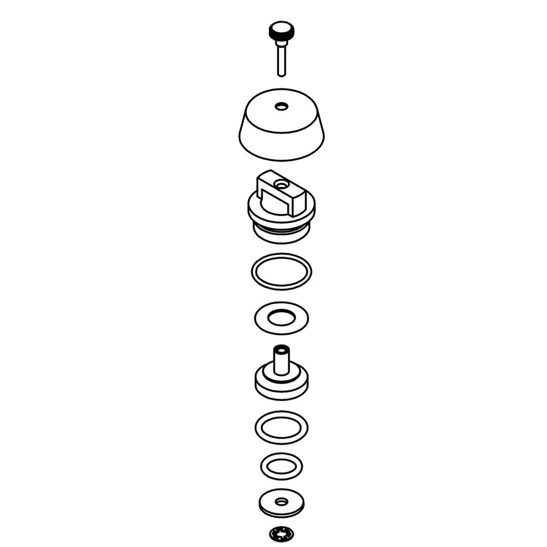 Kohler Genuine Parts Vacuum Breaker Repair KIT - Polished Chrome by Kohler Genuine Parts