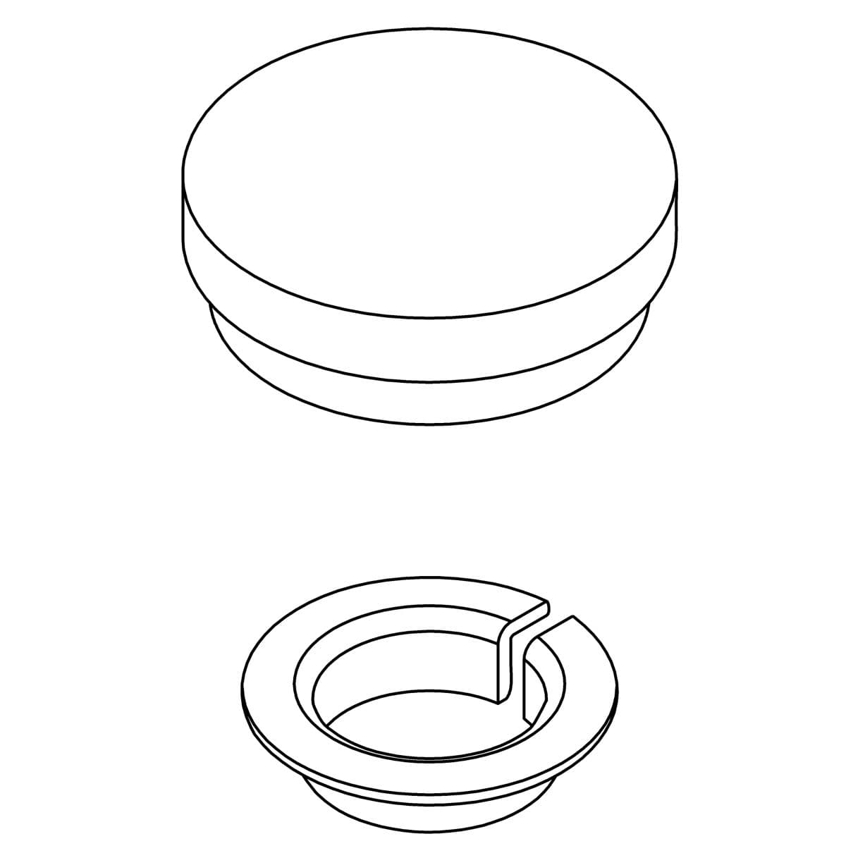 Kohler Genuine Parts Cover & Bearing KIT - Polished Chrome by Kohler Genuine Parts