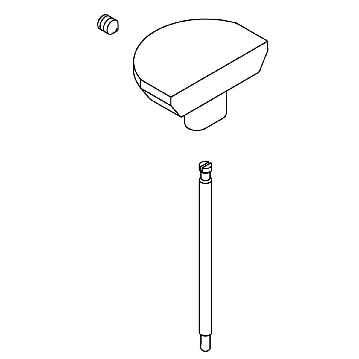 Kohler Genuine Parts Diverter KIT - Matte Black by Kohler Genuine Parts