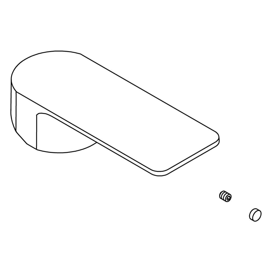 Kohler Genuine Parts Handle KIT - Matte Black by Kohler Genuine Parts