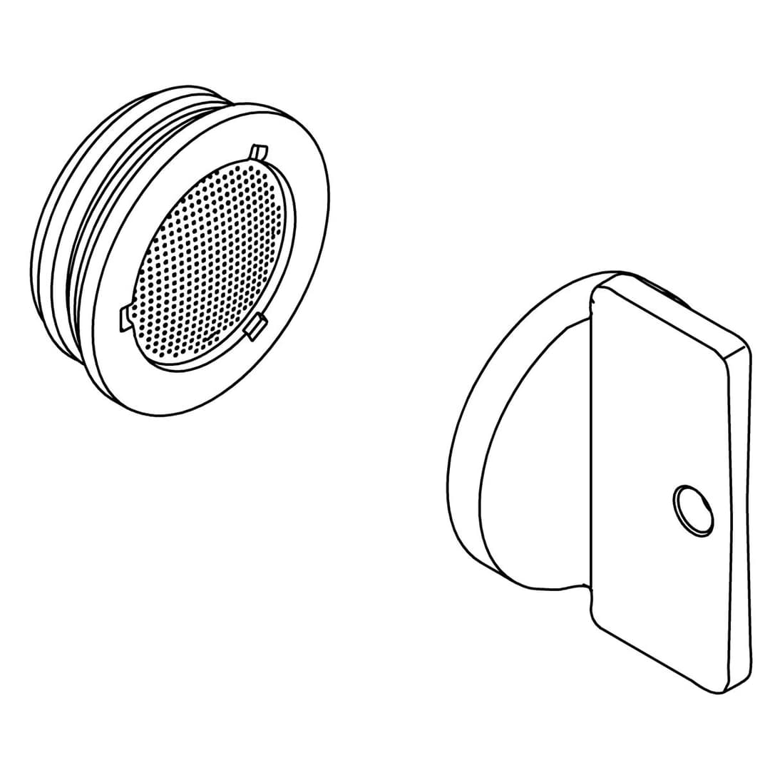 Kohler Genuine Parts KIT, SILK Screen W/ KEY - Vibrant Brushed Nickel by Kohler Genuine Parts