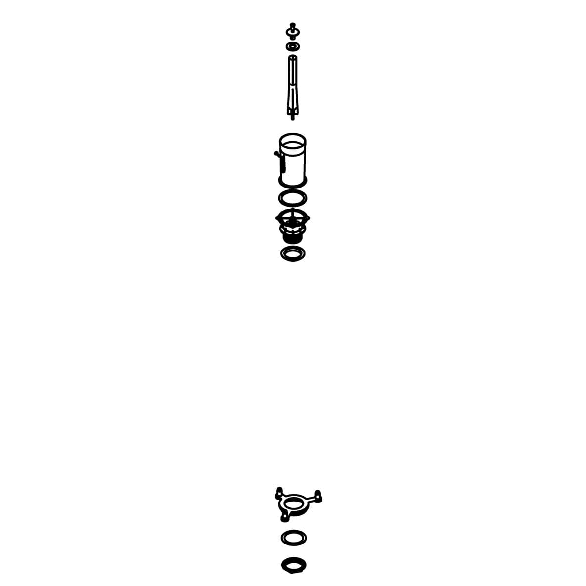 Kohler Genuine Parts Flush Valve KIT, 1.0 by Kohler Genuine Parts