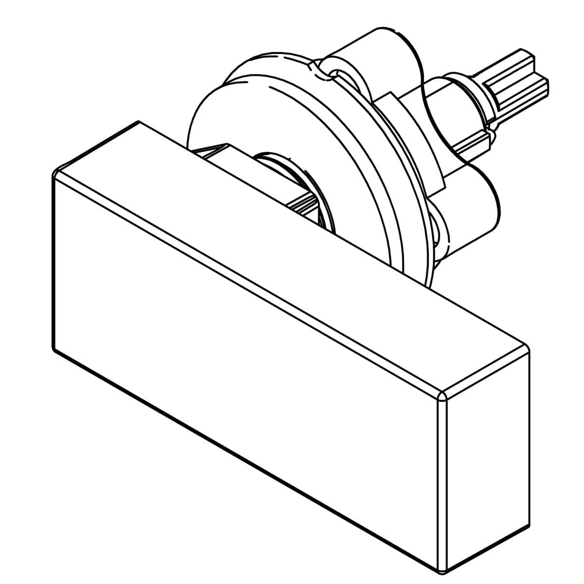 Kohler Genuine Parts Brazn Handle ASSY - Polished Chrome by Kohler Genuine Parts