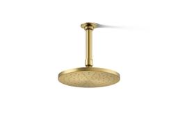 Kohler Contemporary Round 8'' single-function rainhead, 1.75 gpm - Vibrant Brushed Moderne Brass - image 1