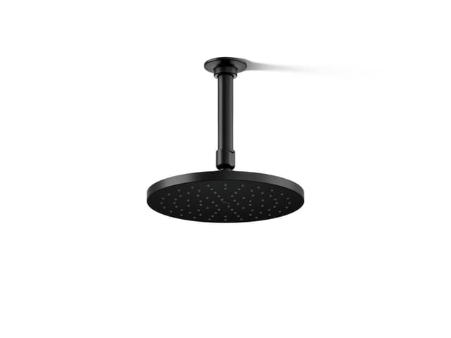 Kohler Contemporary Round 8'' single-function rainhead, 1.75 gpm - Matte Black