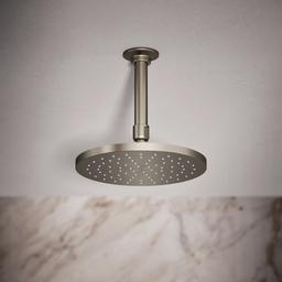 Kohler Contemporary Round 8'' single-function rainhead, 2.5 gpm - Vibrant Brushed Nickel - image 2