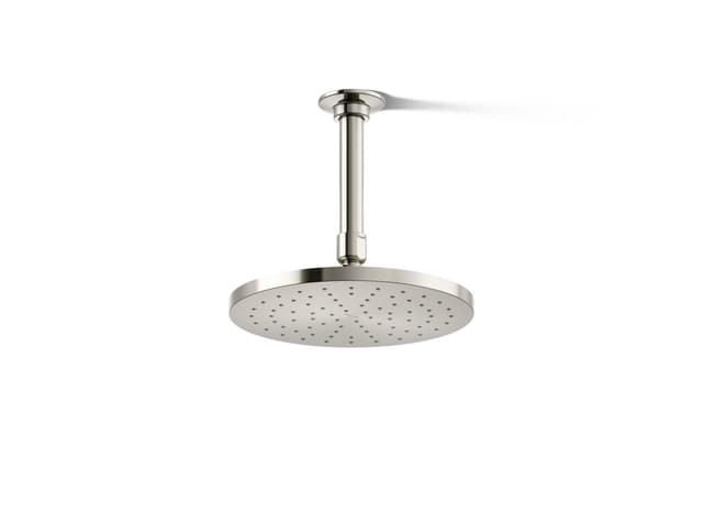 Kohler Contemporary Round 8'' single-function rainhead, 1.75 gpm - Vibrant Polished Nickel