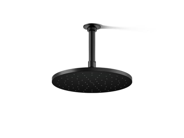 Kohler Contemporary Round 10'' single-function rainhead, 1.75 gpm - Matte Black