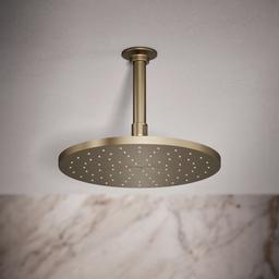 Kohler Contemporary Round 10'' single-function rainhead, 1.75 gpm - Vibrant Brushed Bronze - image 2