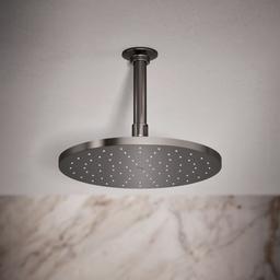 Kohler Contemporary Round 10'' single-function rainhead, 1.75 gpm - Vibrant Titanium - image 2