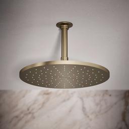 Kohler Contemporary Round 12'' single-function rainhead, 2.5 gpm - Vibrant Brushed Bronze - image 2