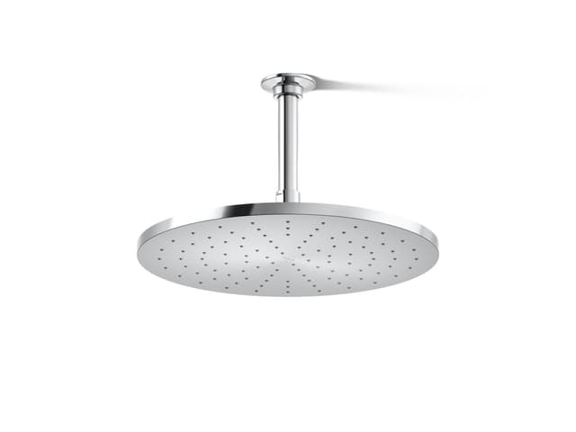 Kohler Contemporary Round 12'' single-function rainhead, 2.5 gpm - Polished Chrome