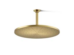 Kohler Contemporary Round 14- single-function rainhead, 2.5 gpm - Vibrant Brushed Moderne Brass - image 1