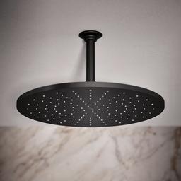 Kohler Contemporary Round 14- single-function rainhead, 2.5 gpm - Matte Black - image 2