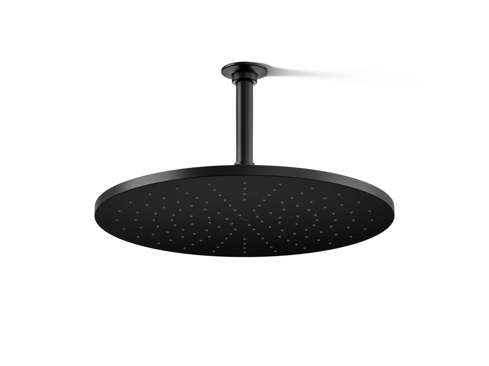 Kohler Contemporary Round 14- single-function rainhead, 2.5 gpm - Matte Black by Kohler