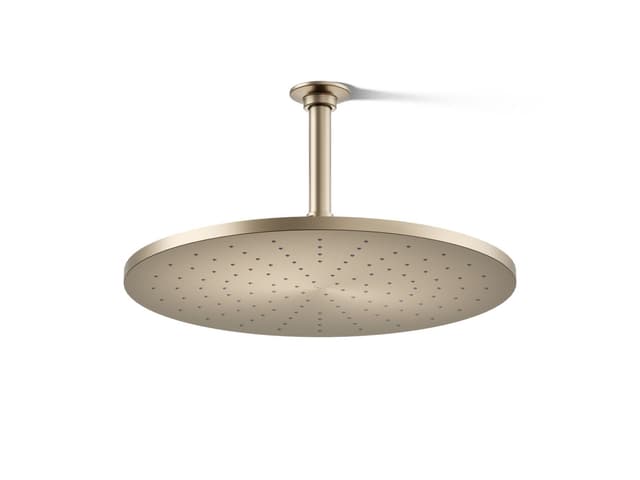Kohler 14 Contemporary Round Rain Showerhead - Vibrant Brushed Bronze