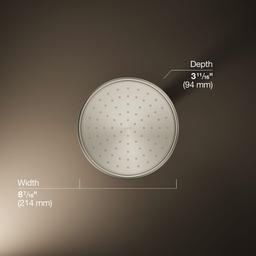 8'' single-function rainhead, 2.5 gpm - image 3