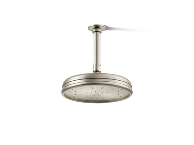 Kohler 8'' single-function rainhead, 2.5 gpm - Vibrant Brushed Nickel