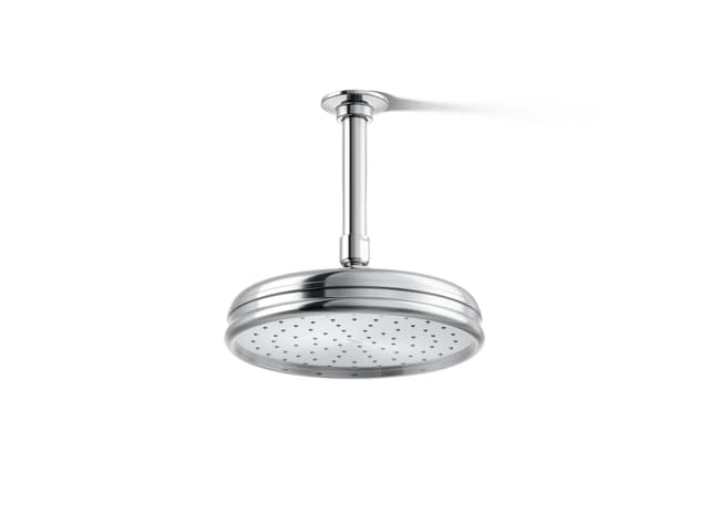 Kohler 8'' single-function rainhead, 2.5 gpm - Polished Chrome