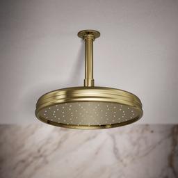 Kohler Traditional 10'' single-function rainhead, 1.75 gpm - Vibrant French Gold - image 2