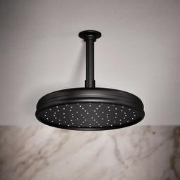 Kohler Traditional 10'' single-function rainhead, 1.75 gpm - Matte Black - image 2