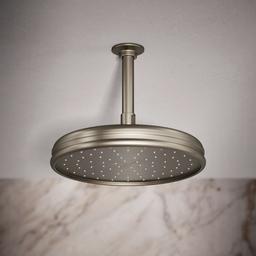 Kohler Traditional 10'' single-function rainhead, 1.75 gpm - Vibrant Brushed Nickel - image 2