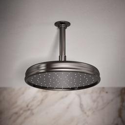 Kohler Traditional 10'' single-function rainhead, 2.5 gpm - Vibrant Titanium - image 2