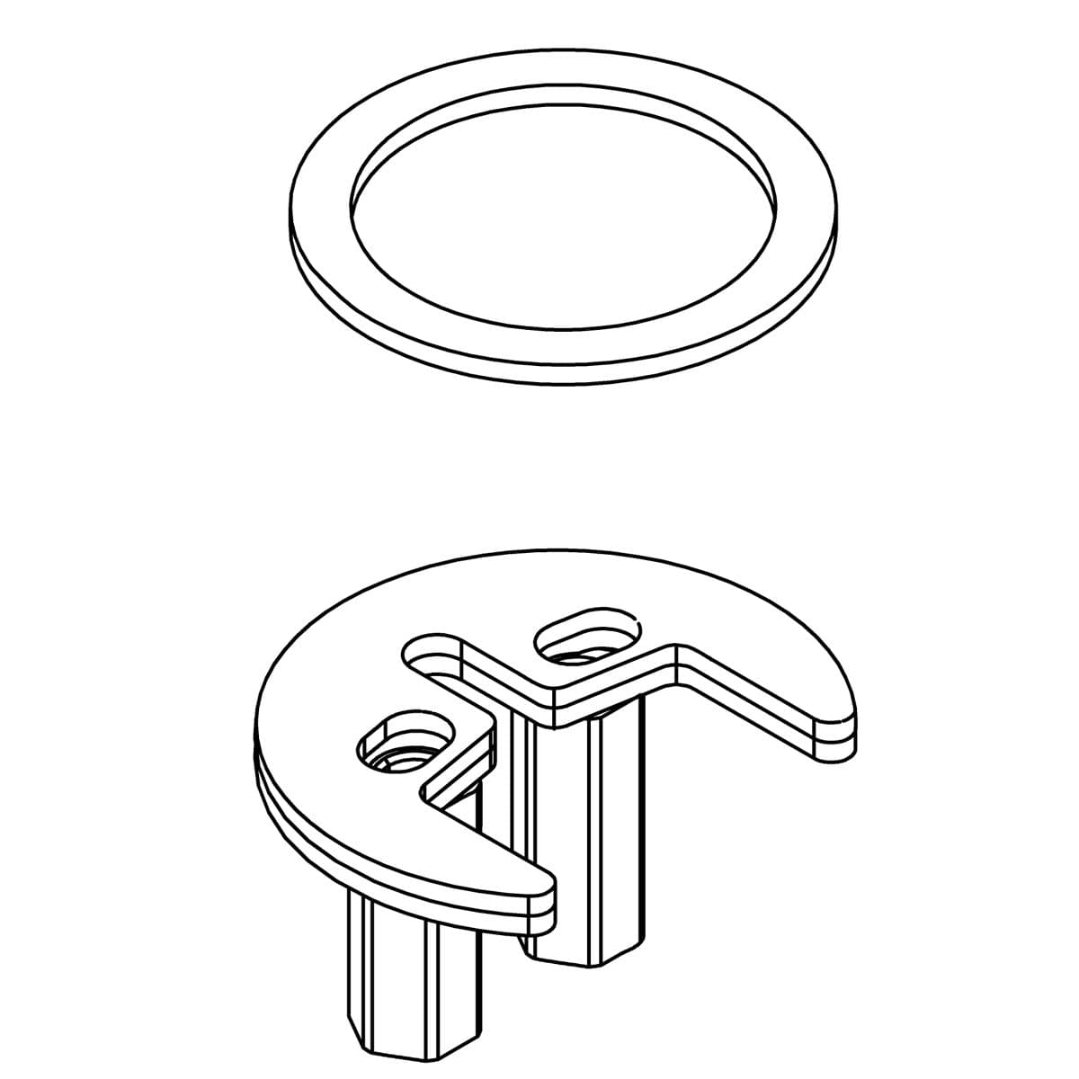 Kohler Genuine Parts Mounting Hardware KIT by Kohler Genuine Parts