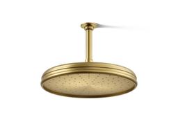 Kohler Traditional 12'' single-function rainhead, 2.5 gpm - Vibrant Brushed Moderne Brass - image 1