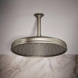 Kohler Traditional 12'' single-function rainhead, 2.5 gpm - Vibrant Brushed Nickel - image 2