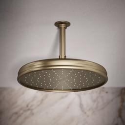 Kohler Traditional 12'' single-function rainhead, 2.5 gpm - Vibrant Brushed Bronze - image 2