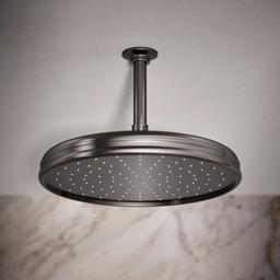 Kohler Traditional 12'' single-function rainhead, 2.5 gpm - Vibrant Titanium - image 2