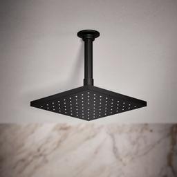 Kohler Contemporary Square 8'' single-function rainhead, 2.5 gpm - Matte Black - image 2